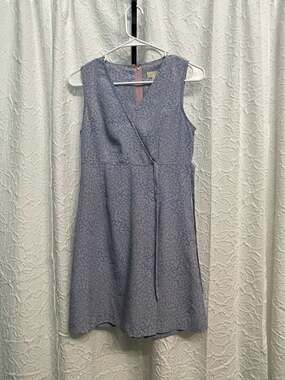 Compagnie Internationale Express Jumpper Size 1/2 Blue Purple Floral Print
